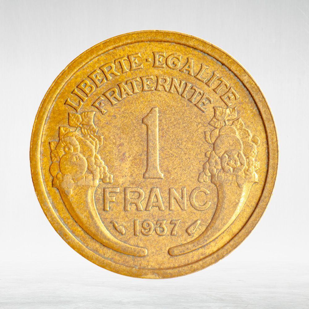 France, 1 Franc 1937, XF
