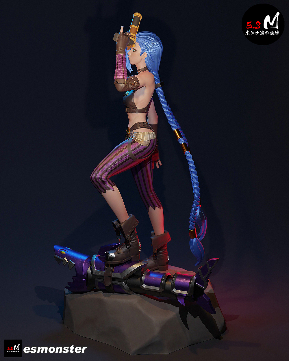 Фигуркаел Джинкс Лига легенд Jinx League of Legends