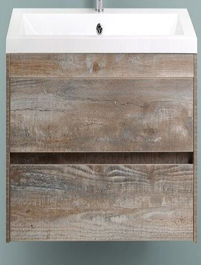 FAMILY База под раковину подвесная с двумя выкатными ящиками, Pino Esotica, 400x350x550, Family-400-2C-SO-PE