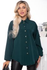 Рубашка "Каталина" (изумруд) Б7706 LT Collection