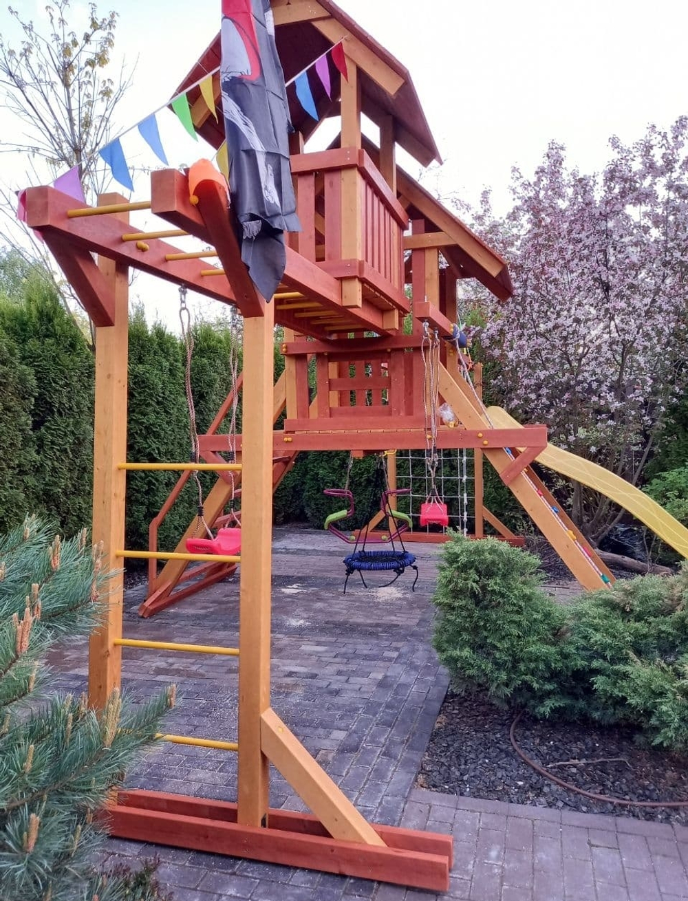 Деревянный игровой комплекс Савушка Lux - 10