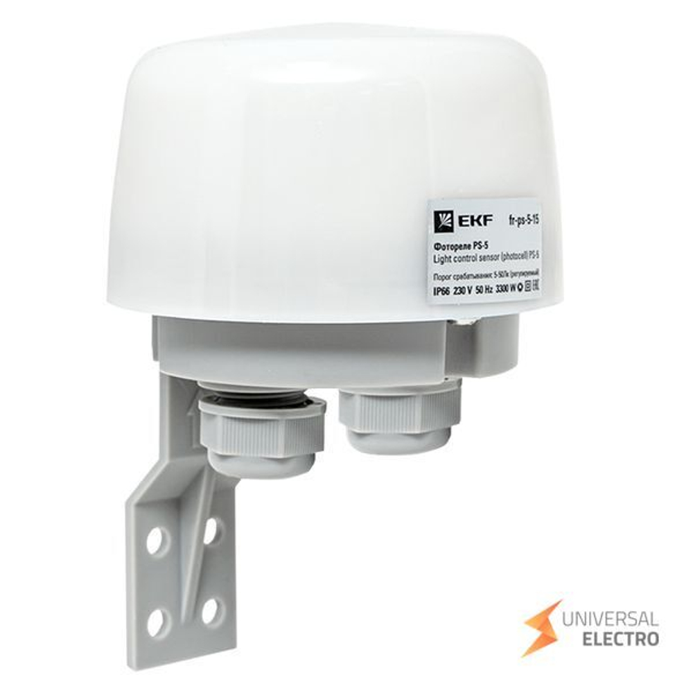 Фотореле PS-5 15А 3300Вт IP66 EKF PROxima