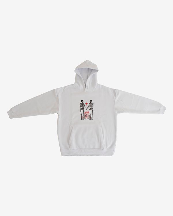 Худи Оверсайз с начесом Гуманизм Белый - фото 1