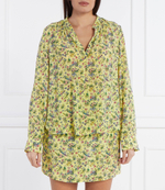 Сатиновая блузка Zadig&amp;Voltaire - желтый(WWSH00569)