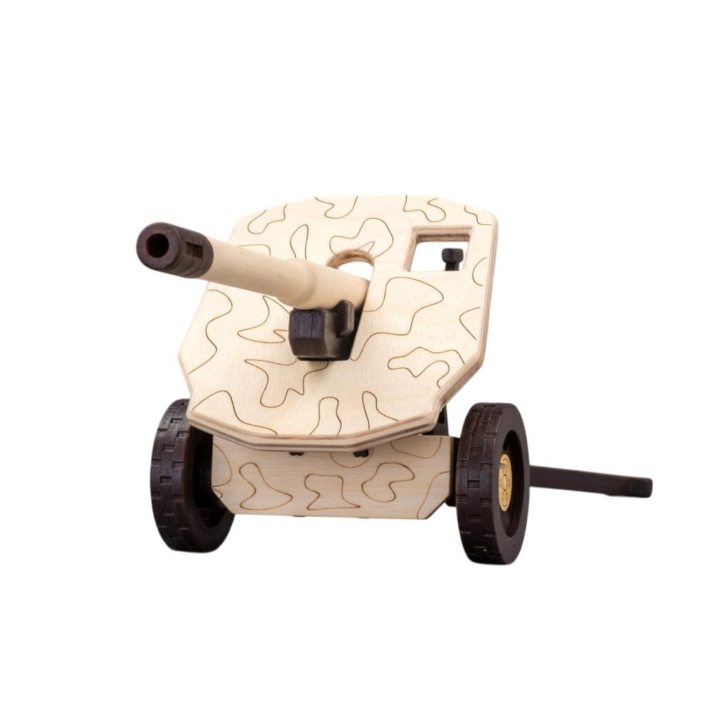 Артиллерийская Пушка MIST от TARG - деревянный конструктор, сборная модель, 3d пазл