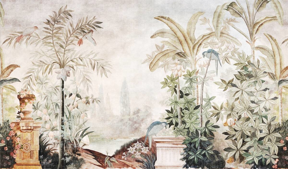 Дизайнерские обои-панно. Коллекция:  Jungle. Арт.: СК-008-07. Размер: 260 х 440 см.