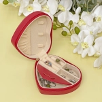 Шкатулка для украшений «ДАНТЕ», цвет бордово-красный, 12*10*4,7см (коробка)