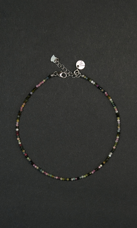 Браслет "Memo about Energy" из турмалина, на замочке серебро 925