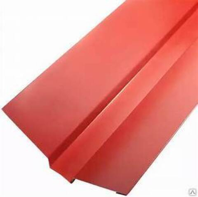 Планка ендовы верхняя накладка 90*90*2м RAL7024