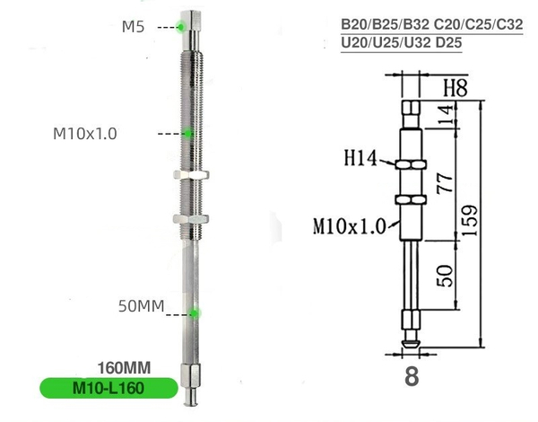 Zpt3-k50-b5-a10 does not rotate l160 (medium head)