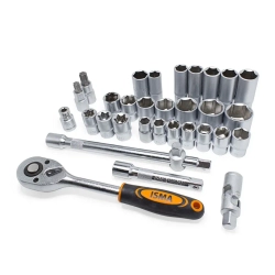 Набор инструментов 216пр. 1/4''3/8''1/2''(6гр.)(4-32мм) ISMA ISMA-38841