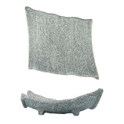 Блюдо прямоугольное 19*17 см h6,8 см Side Up4 Stone Untouched Taiga P.L. Proff Cuisine [1]