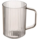 Кружка пластиковая 400мл «Полоска узкая», микс цветов