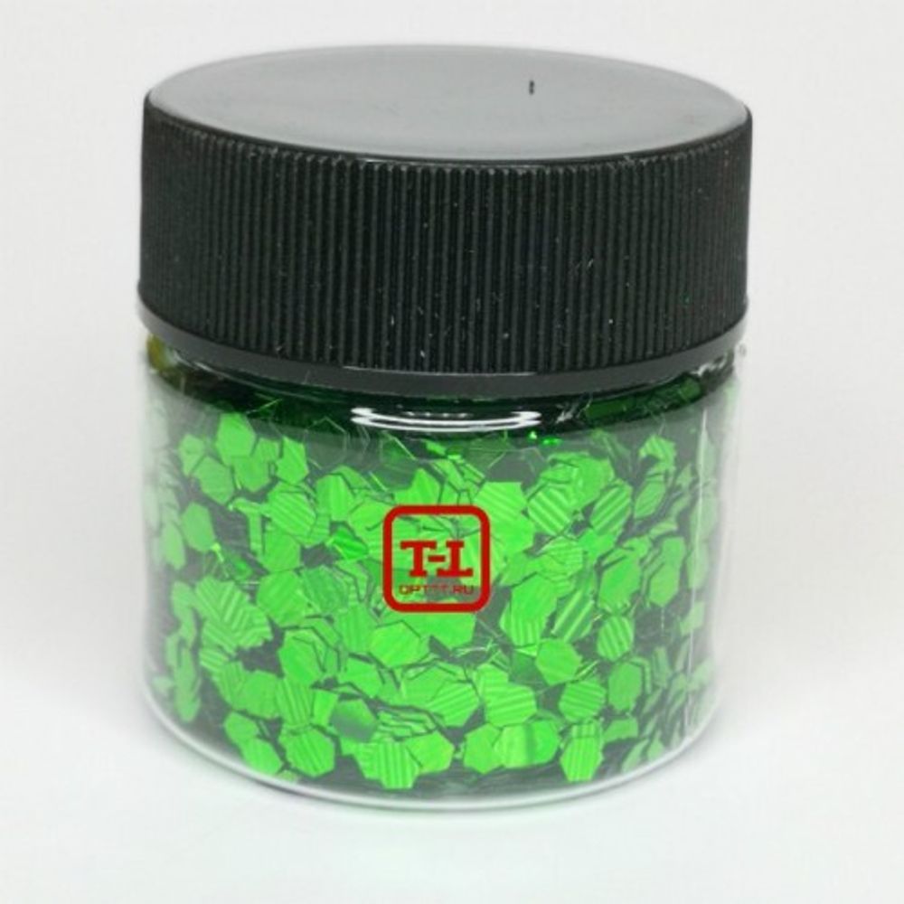 БЛЕСК 100 КОНФЕТТИ - ЗЕЛЁНЫЙ 3.0