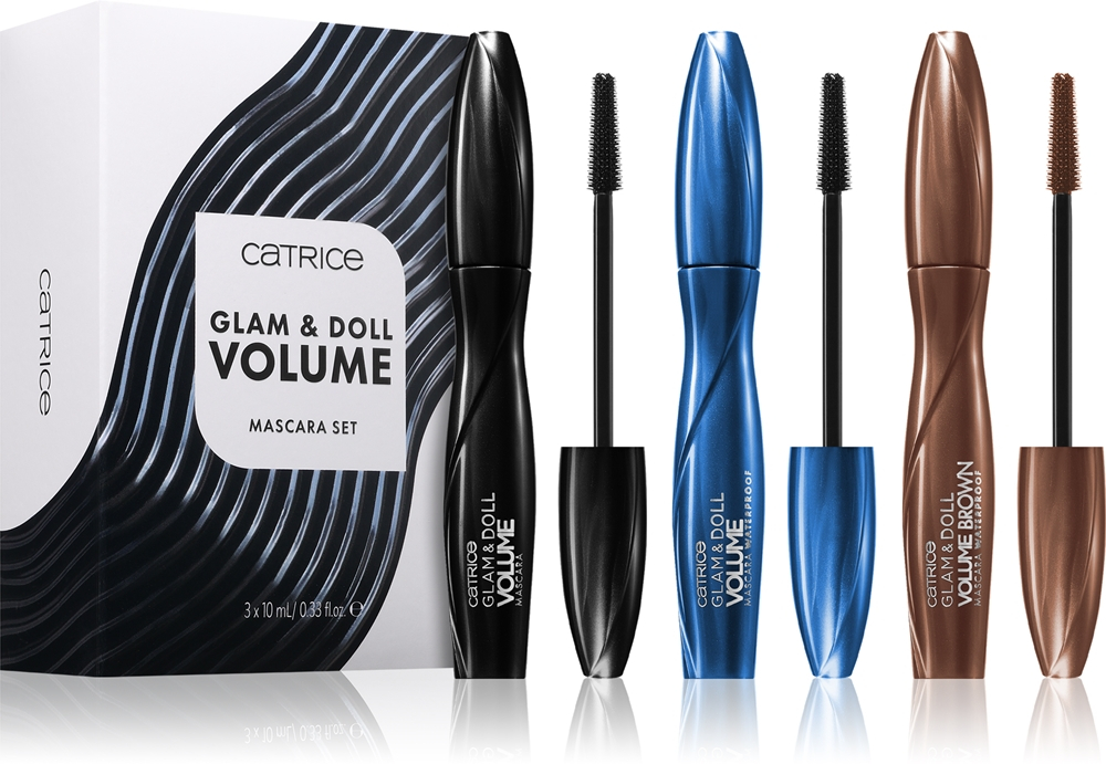 Catrice Glam & Doll Volume Mascara - Набор туши для ресниц, 3 szt.