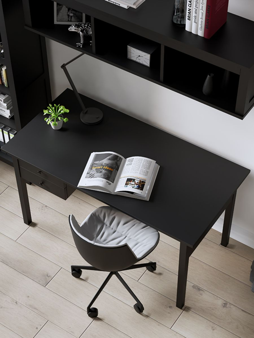 IKEA 140 / 74 / 70 / белый 140см / 1 / Письменный стол ВУХТЫМ