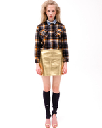 Гамаши с пуговицами Слива