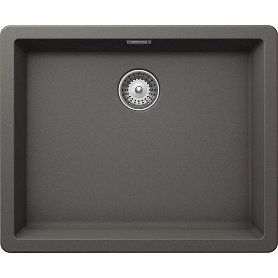 Мойка SCHOCK Greenwich 60 Cristadur (подстольный монтаж) серебристый камень