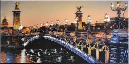 Картина на стекле Александровский мост