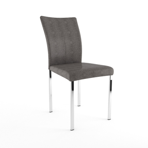 Стул Герцог 2 кат. хром /SCA1383 коричневый ТЭКС