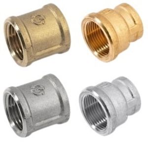 Муфты латунные Stout с резьбой ВВ