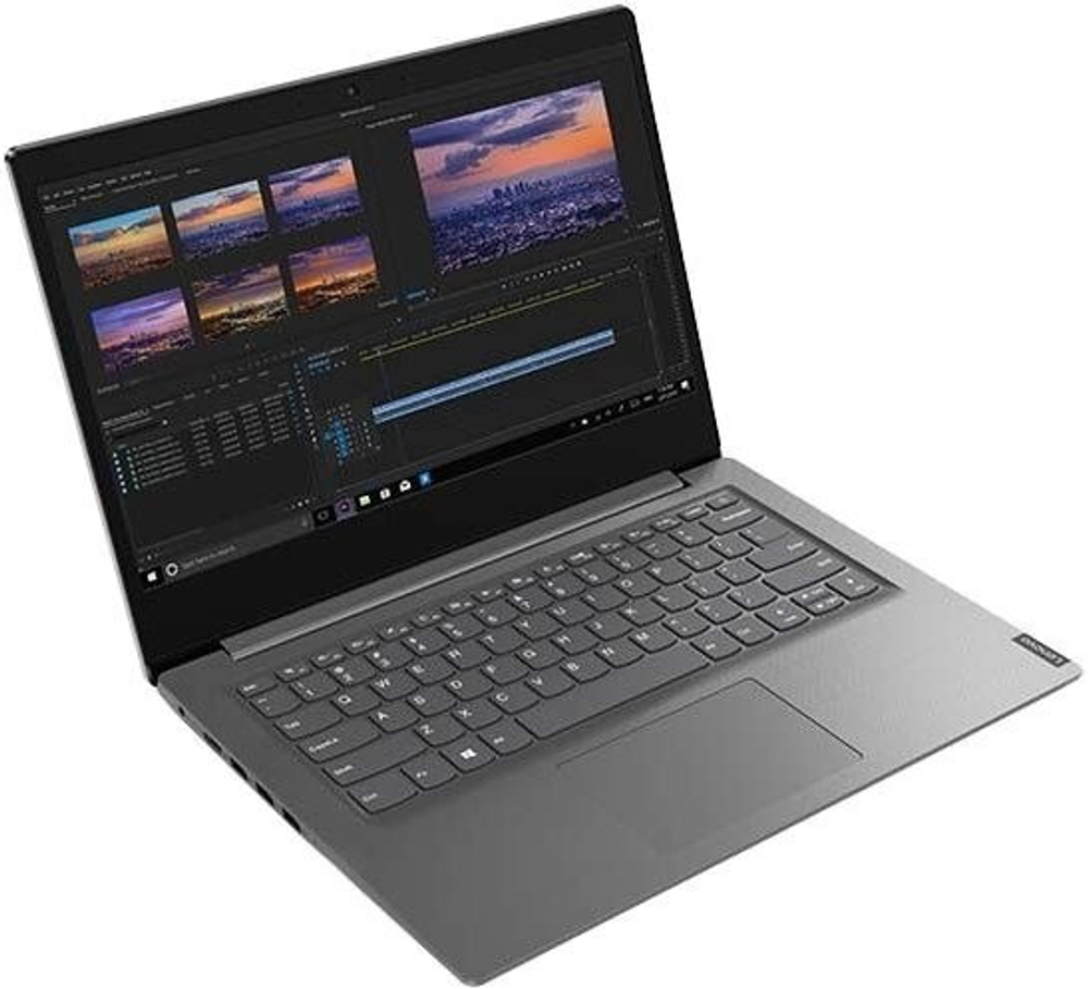Ноутбук Lenovo V14-IIL 82C40019RU 14; 1920x1080 (Full HD)/ Intel Core i5 1035G1, 1000 МГц/ 8 Гб DDR-4/ 256 Гб SSD/ Intel UHD Graphics/ Wi-Fi, Bluetooth, Cam/ Windows 10 Professional / серый