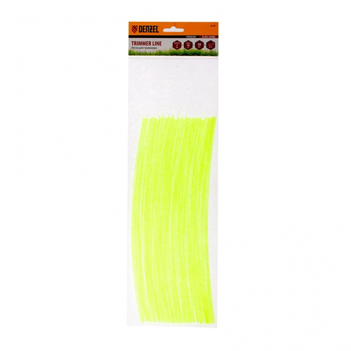 DENZEL Flex cord Леска для триммера круглая нарезанная 2мм х 30см 50штук