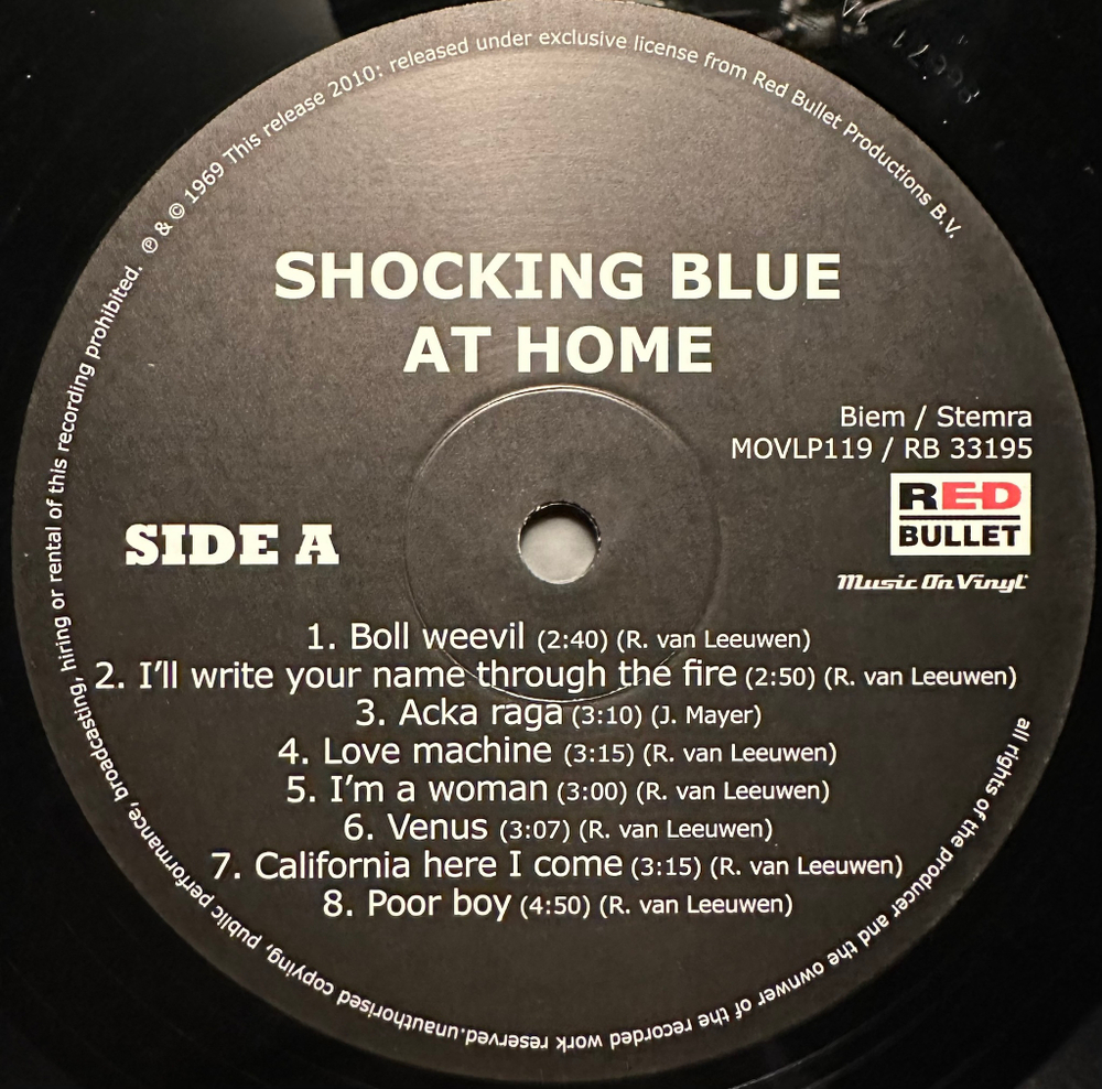 Shocking Blue - At Home (Европа 2010г.)