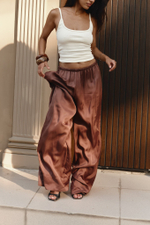 Майка из рибаны на бретелях lightyellow