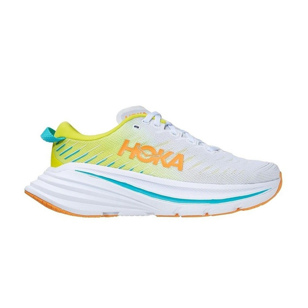 Кроссовки мужские HOKA M BONDI X White / Evening Primrose