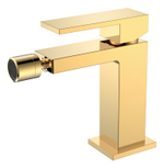 Смеситель для биде Qubic Shine Gold
