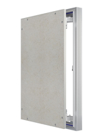 Люк ревизионный D Ceramo Optimum 400х600 скрыт.монтаж петля алюминий EVECS