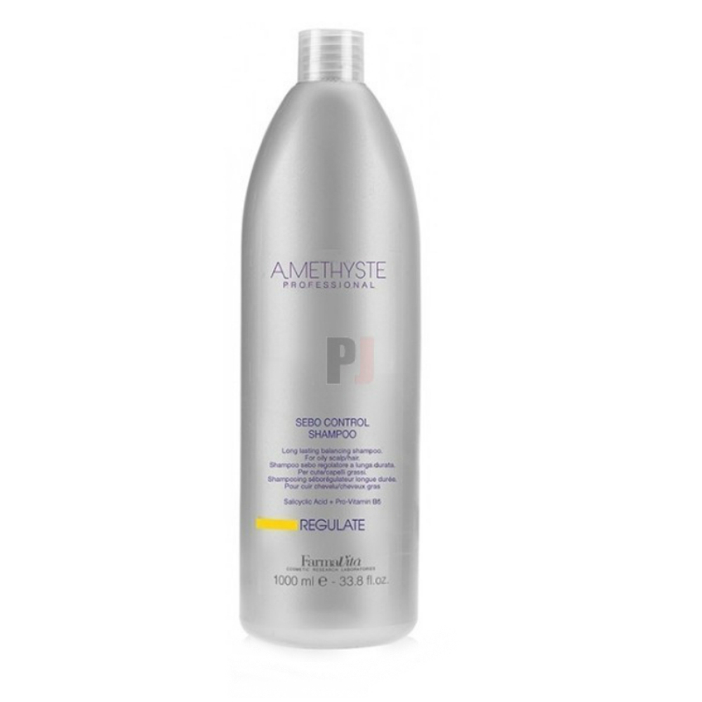 Шампунь для жирной кожи головы REGULATE 1000мл AMETHYSTE farmavita