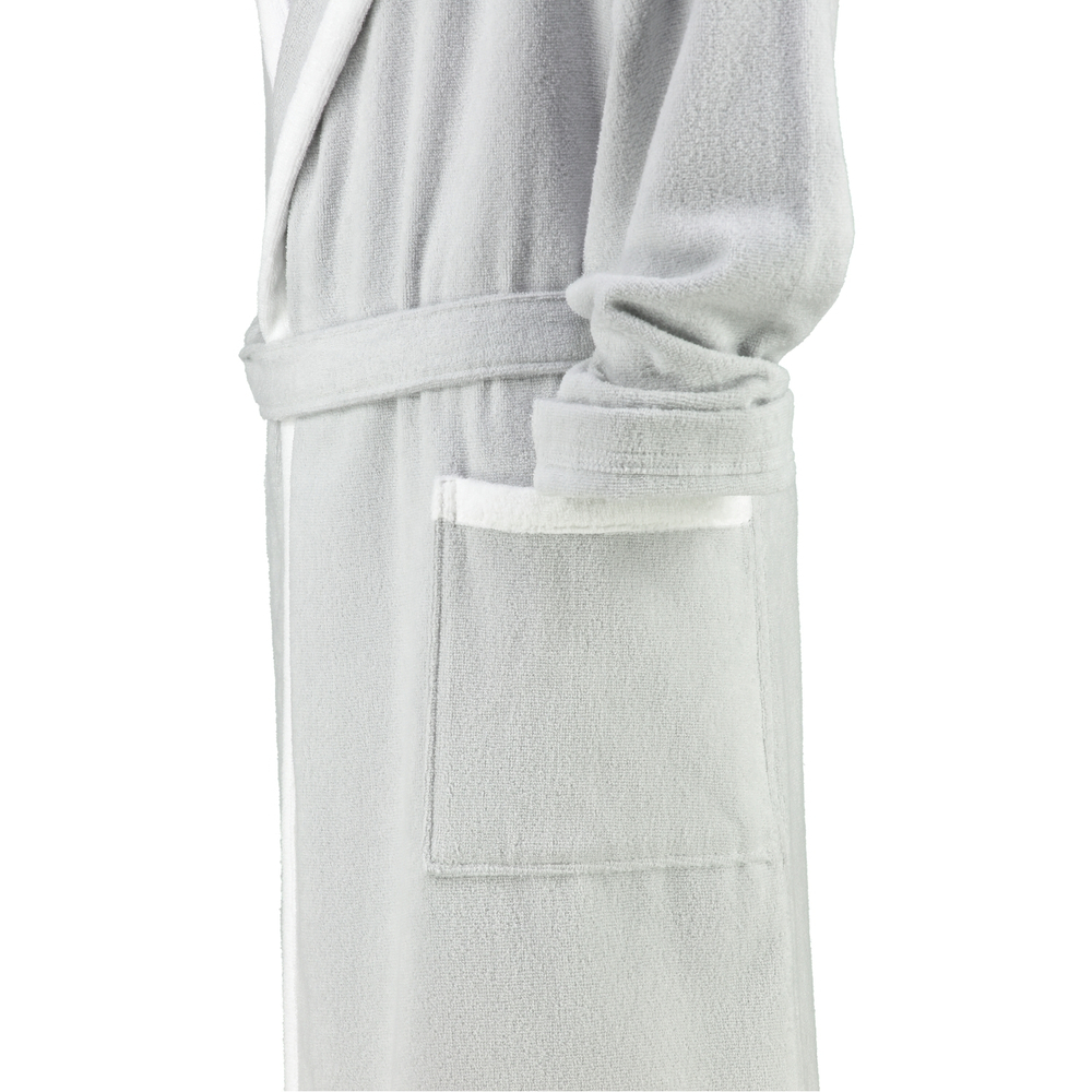 Элитный халат велюровый LC-Wing светло-серый от Vossen Австрия