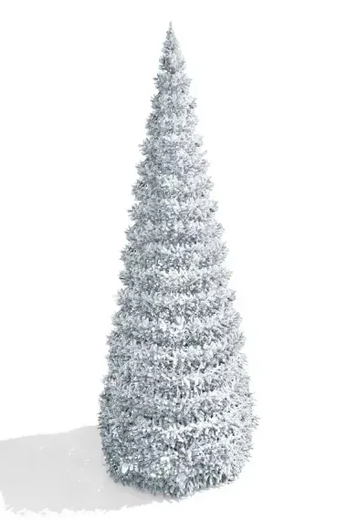 Уличная елка Евро-2 белая 30 м., каркасная, ПВХ, Green Trees (GT30EVPVCW)