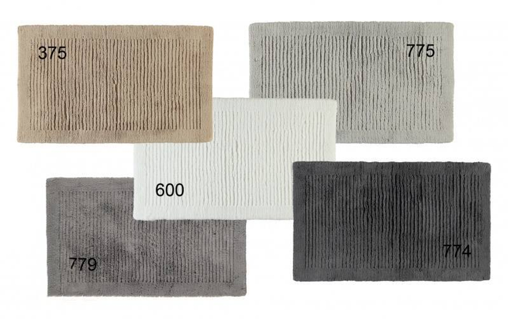 Коврик для ванной 60x100 Cawo 1002 антрацит палитра