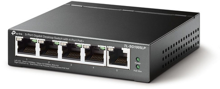 Коммутатор TP-Link TL-SG1005LP 5G 4PoE+ 40W неуправляемый