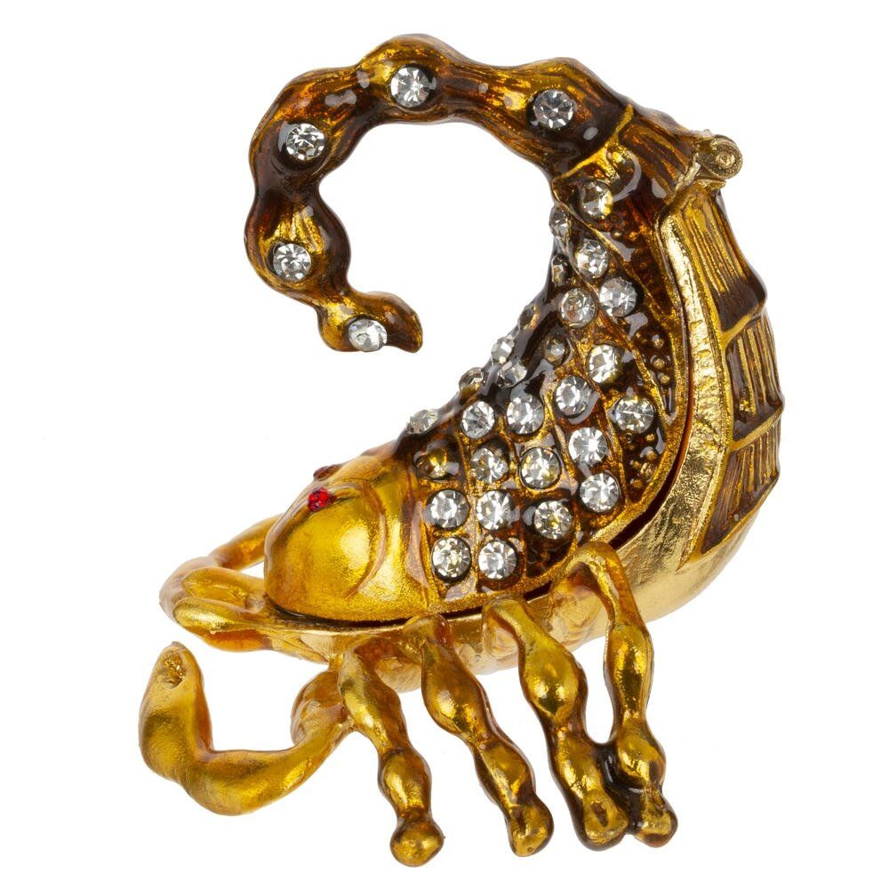 GAEM Шкатулка "Скорпион", L6,5 W5 H5,5 см