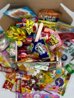 Подарочный набор сладостей 45 штук Сладкий бокс с Лабубу