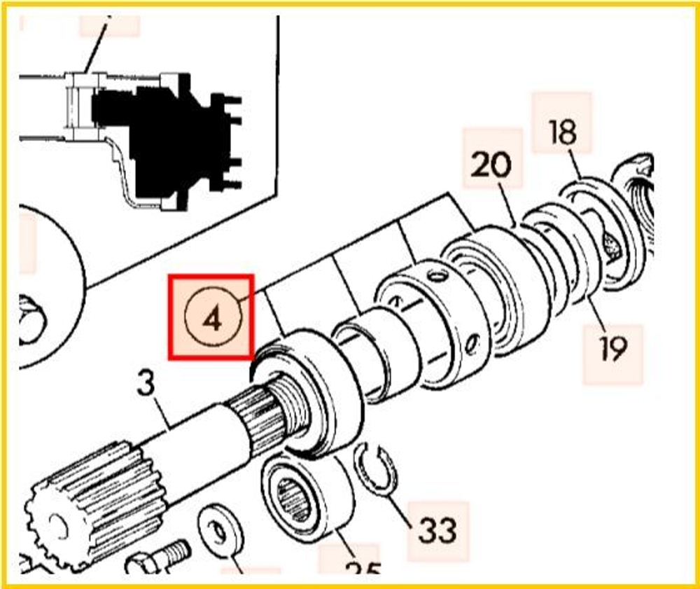 Втулки в комплекте JCB 448/36000