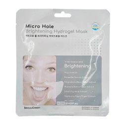 *BeauuGreen Mask Hydrogel Micro Hole Brightening Маска гидрогелевая для лица осветляющая, 30 гр