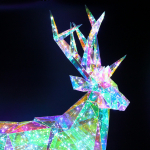 Фигура светодиодная «Северный олень» 51*118*145 см 600 ламп LED, 220V, Белый