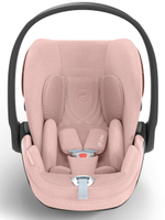 Коляска Cybex Coya Rosegold Frame Cloud T i-Size Peach Pink Plus Mirage Grey с дождевиком и бампером