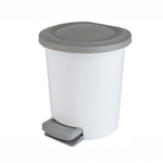 Контейнер для мусора с педалью Vogue 6 л белый