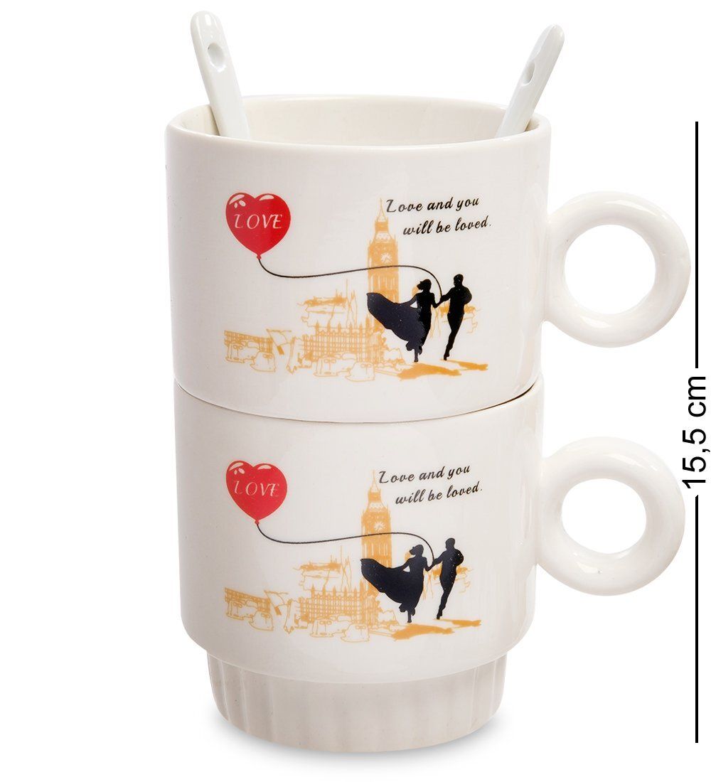 GAEM Art MUG-170/4 Набор из двух кружек «Любите и будете любимы»