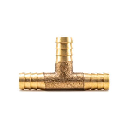 Тройник-соединитель латунный AERO ёлочка 10мм