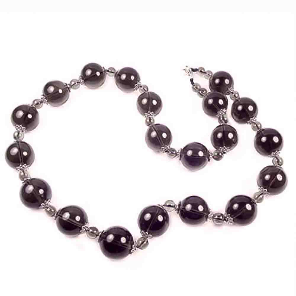 Бусы "Юлианна" раухтопаз