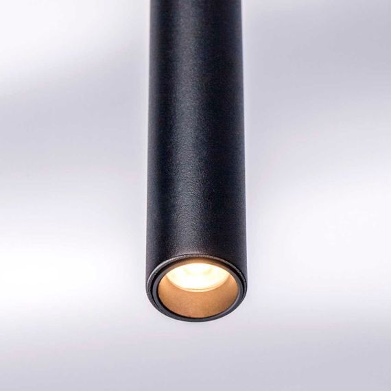 L5T747447 Люстра TUBO LED 25W 1600LM 25G ЧЕРНЫЙ 4000K