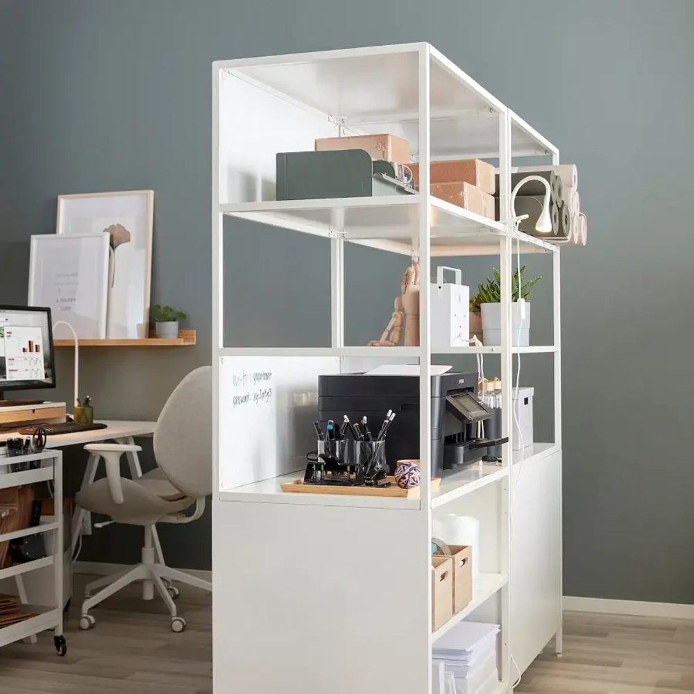 Шкаф - TROTTEN IKEA/ ТРОТТЕН ИКЕА,  180х80 см, белый