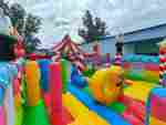 Коммерческий надувной батут «Парк развлечений 2» 10*6*6 м